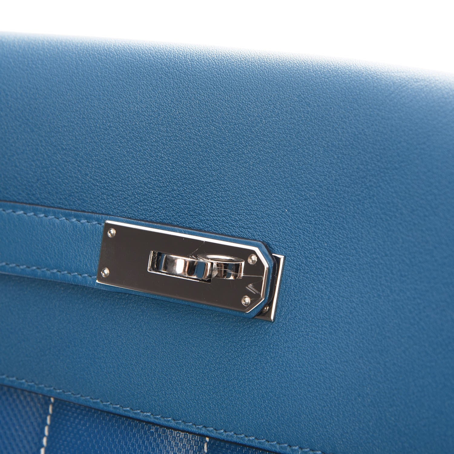 Hermes Veau Swift Sac Berline 28 Bleu Thalassa 10 of 10