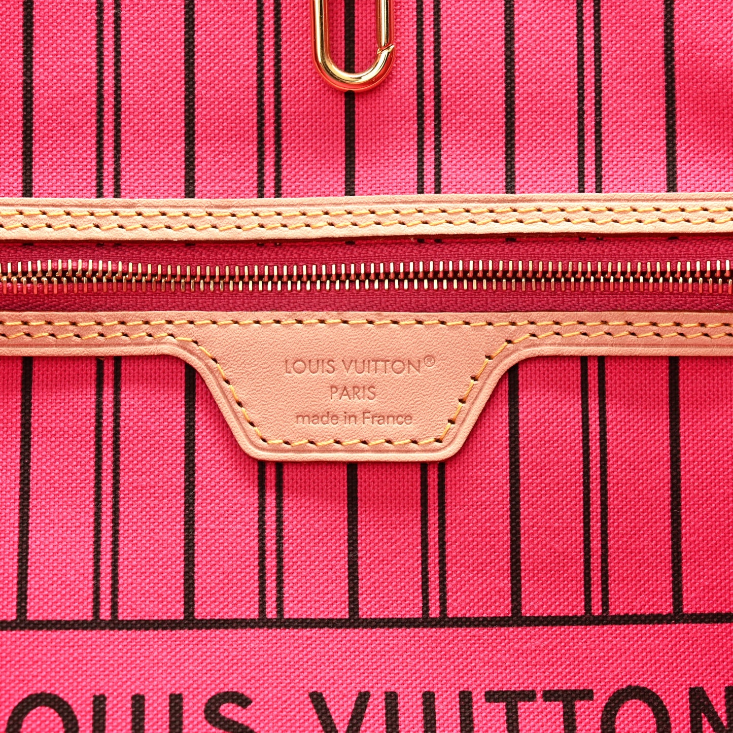 Monogram Inside Out Neverfull Bandouliere MM Rose Pondichery