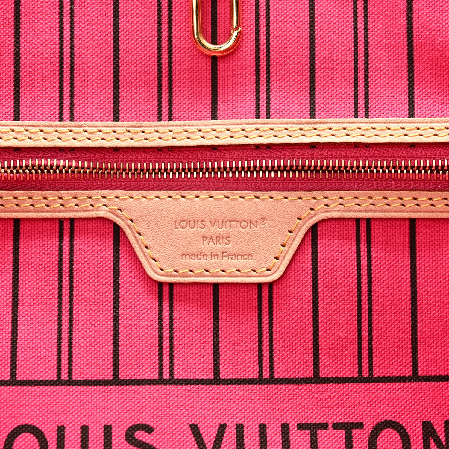 Louis Vuitton Monogram Inside Out Neverfull Bandouliere MM Rose Pondichery 6 of 9