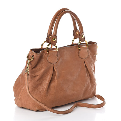 Miu Miu Nappa Monk Tote Naturale 3 of 9