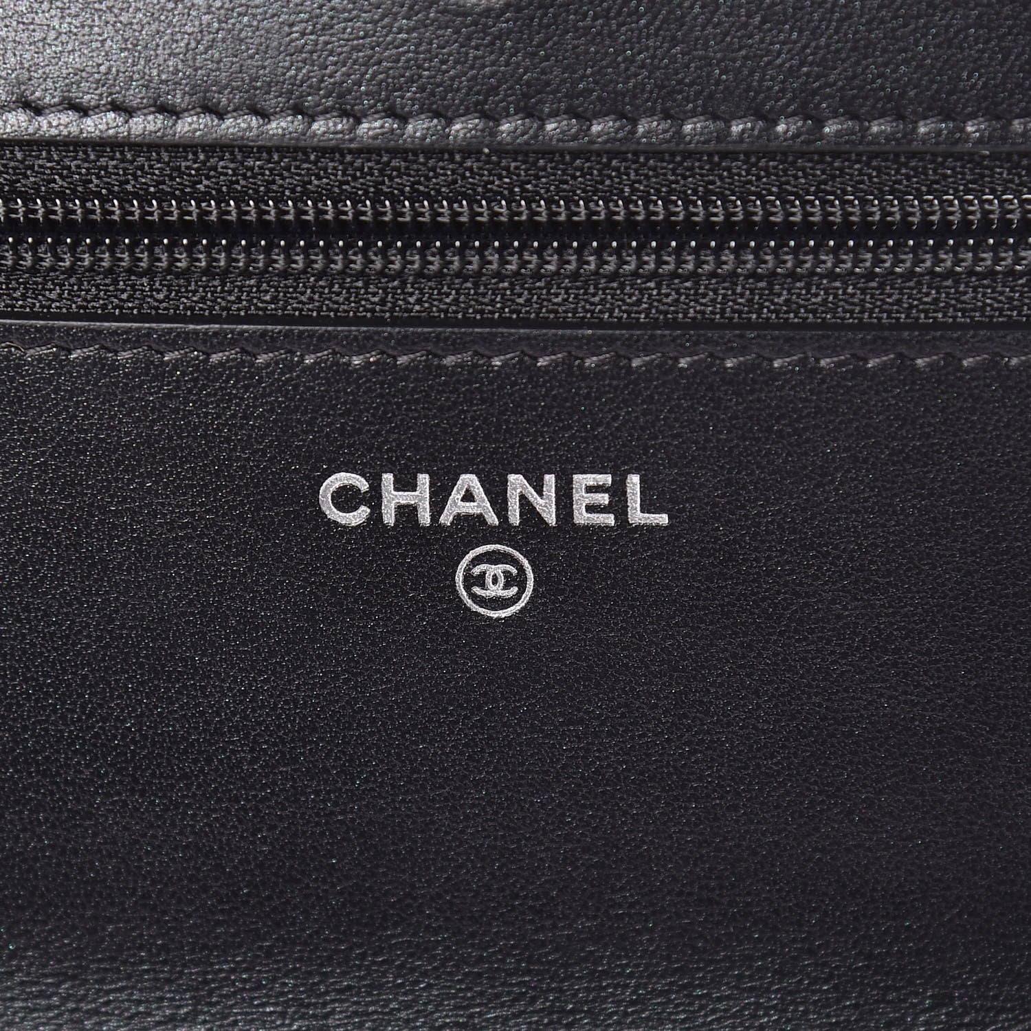 Chanel Aged Calfskin Quilted Tassel Wallet On Chain WOC Black 6 of 11