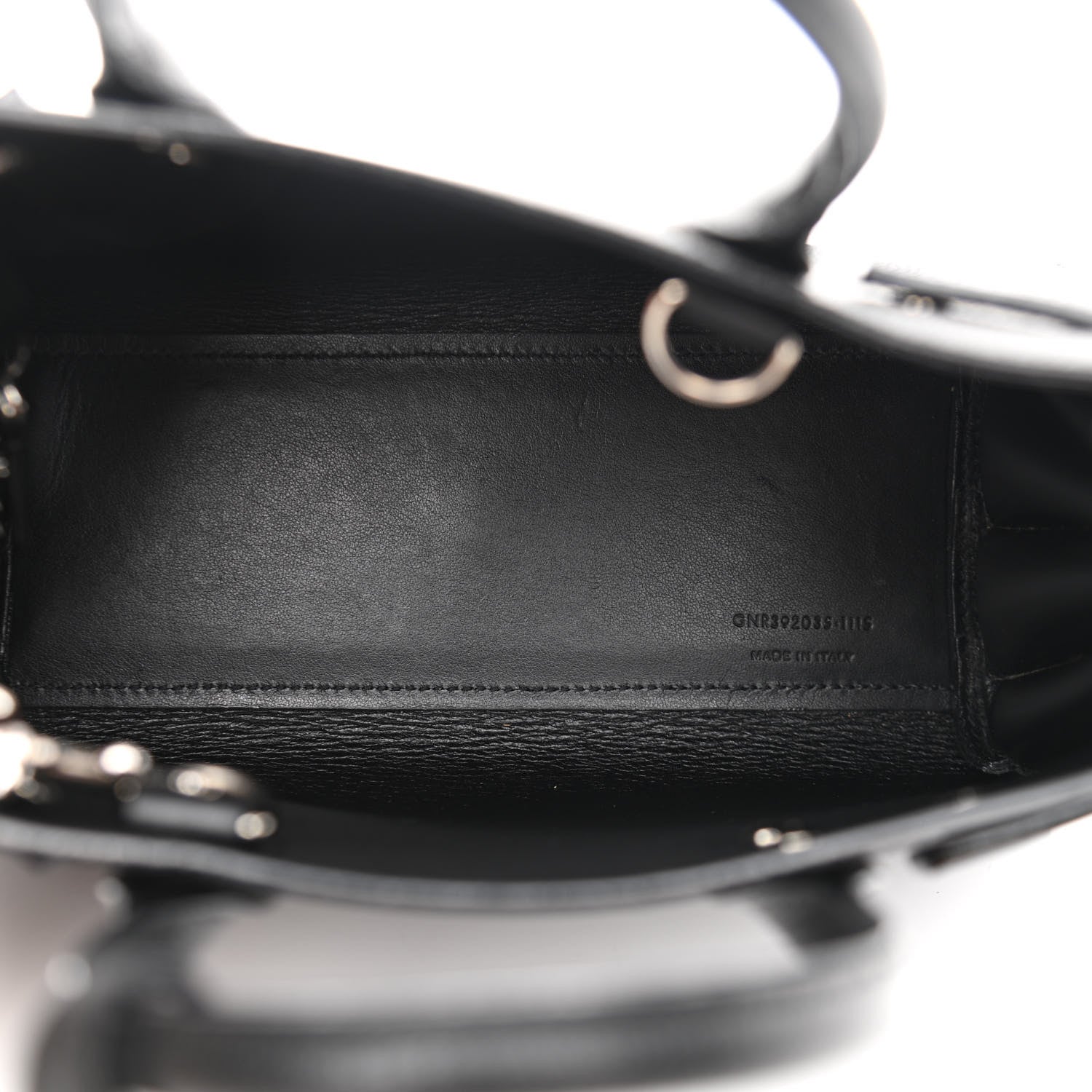 Saint Laurent Grained Calfskin Nano Sac De Jour Black 4 of 13