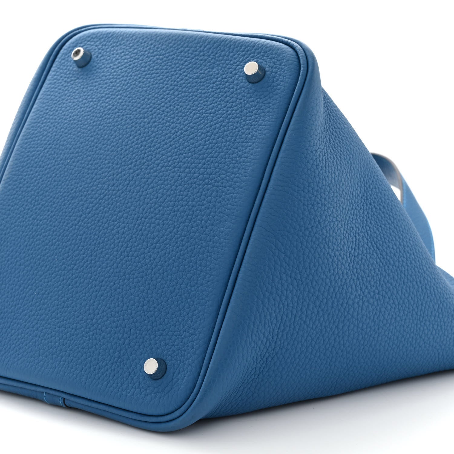 Hermes Taurillon Clemence Picotin Lock 22 MM Bleu Zanzibar 10 of 10