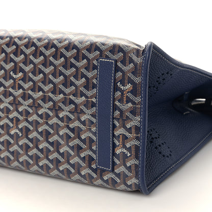 Goyard Goyardine Sac Hardy Pet Carrier PM Navy 9 of 9