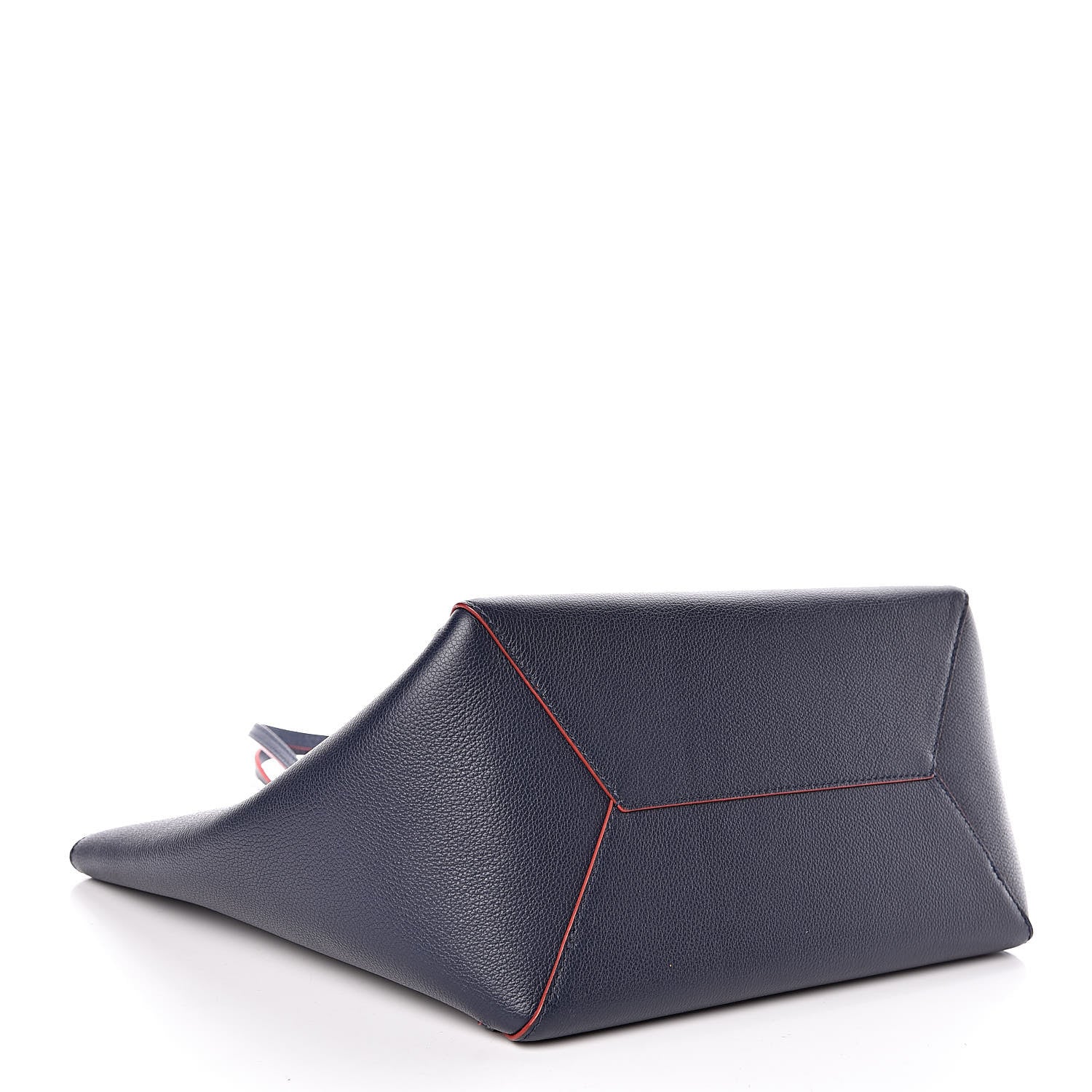 Louis Vuitton Calfskin Braided Lockme Cabas Marine Rouge 4 of 10
