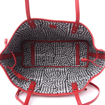 MCM Visetos Medium Reversible Shopper Tote Ruby Red 9 of 14