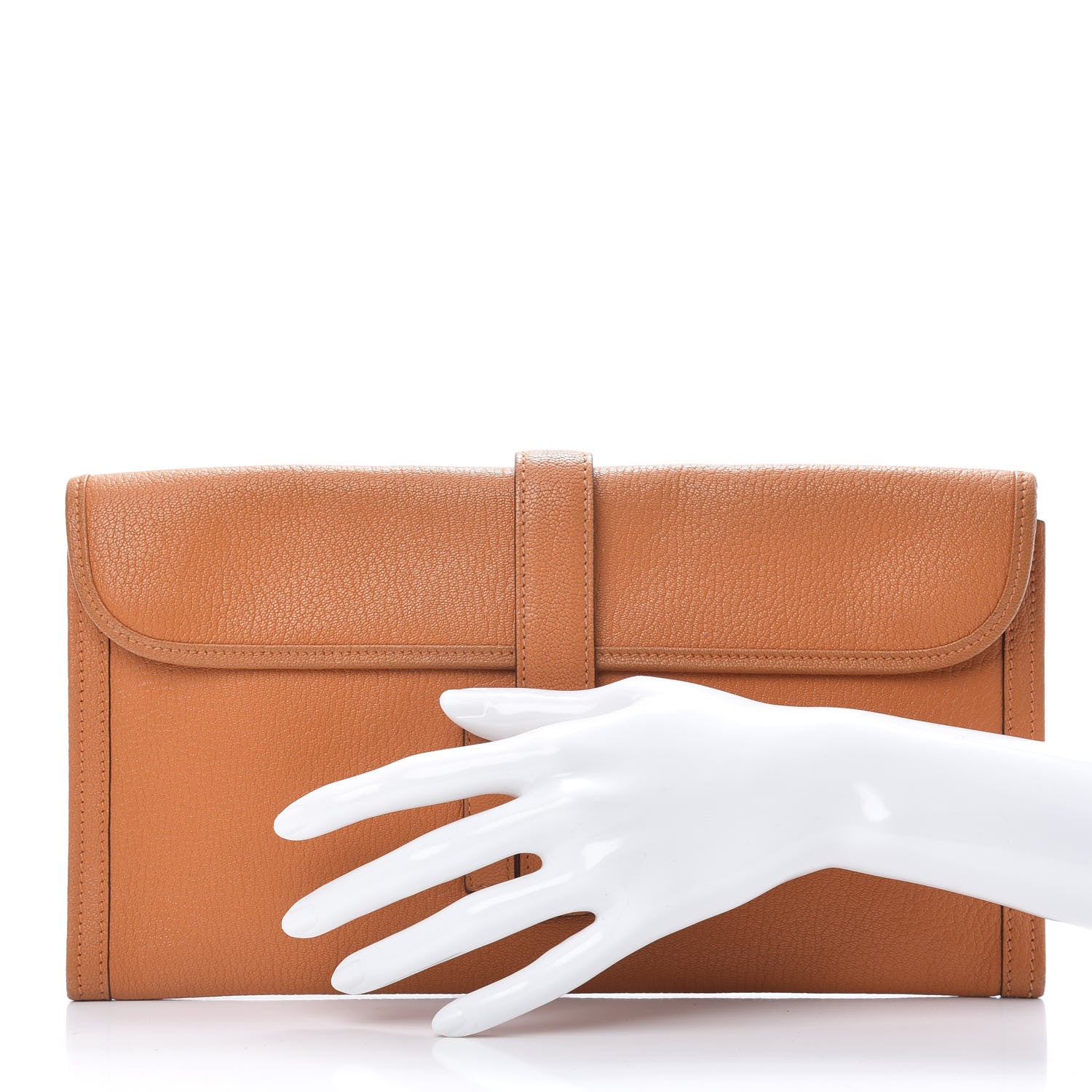 Hermes Chevre Mysore Jige Elan 29 Clutch Orange 2 of 10