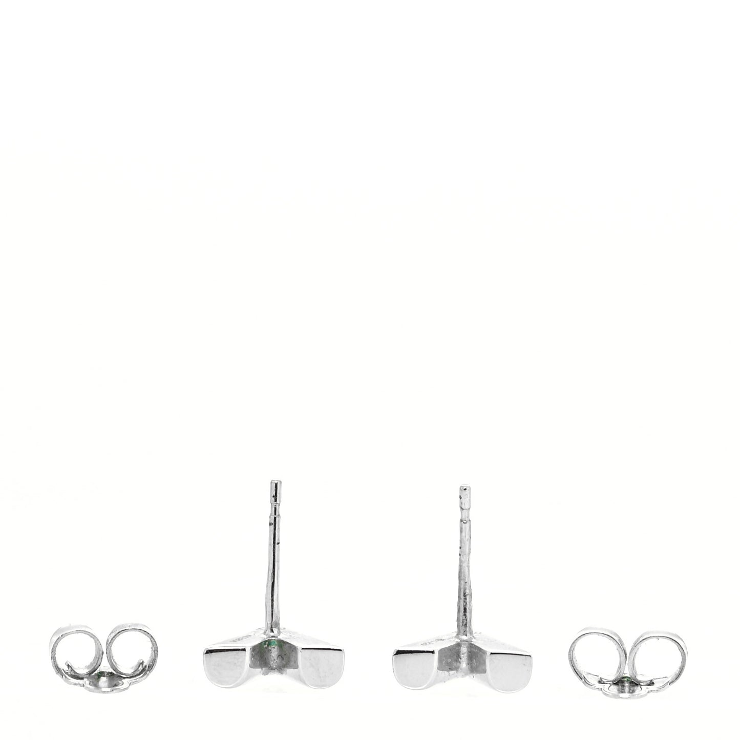 Essential V Stud Earrings Silver