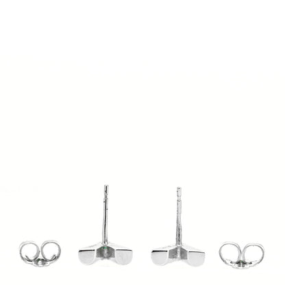 Louis Vuitton Essential V Stud Earrings Silver 3 of 4