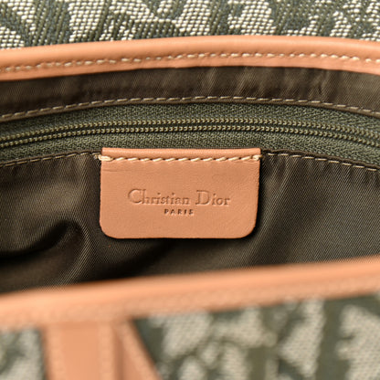 Christian Dior Monogram Saddle Bag Green 5 of 10