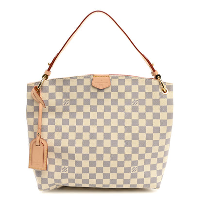 Louis Vuitton Damier Azur Graceful PM Rose Ballerine 1 of 9