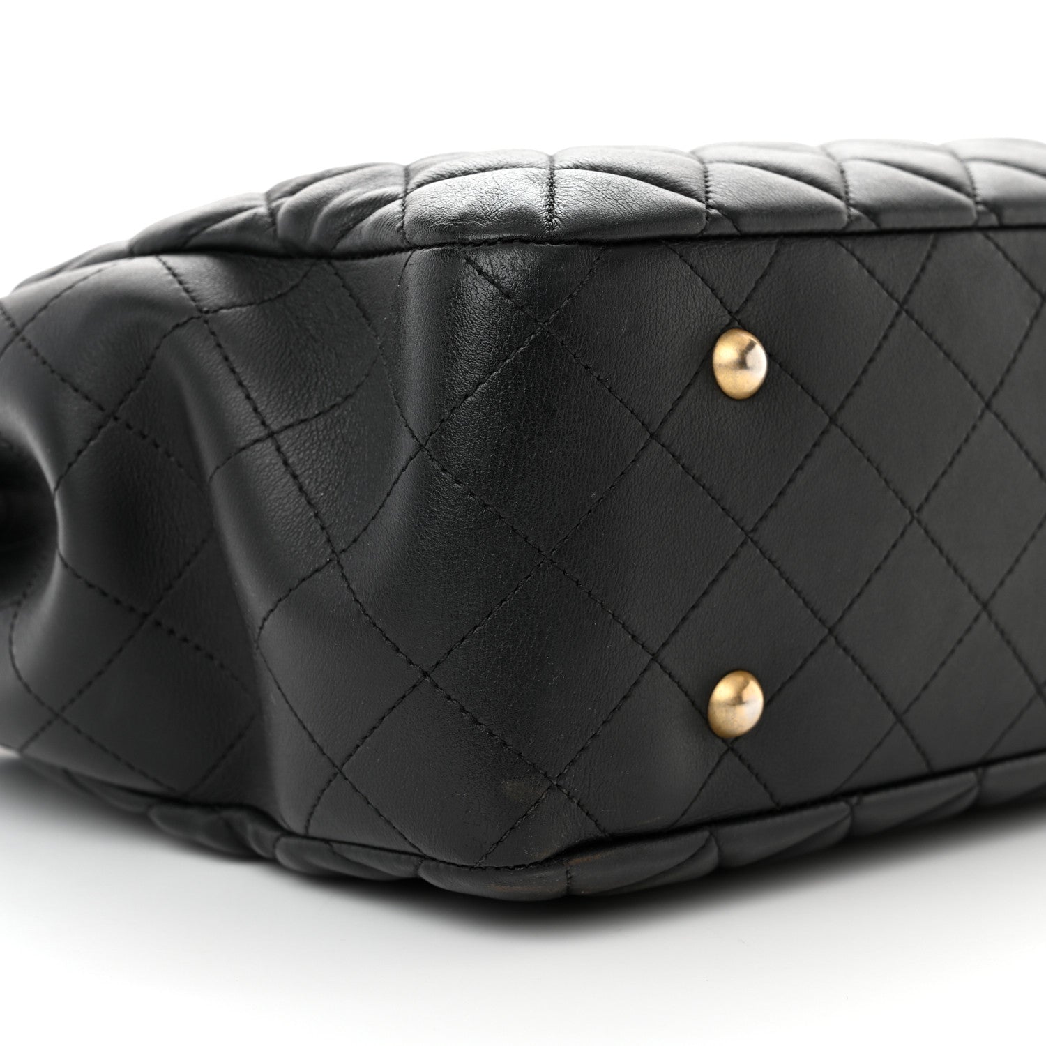 Chanel Calfskin Quilted Large Classic Shopping Tote Black 9 of 13