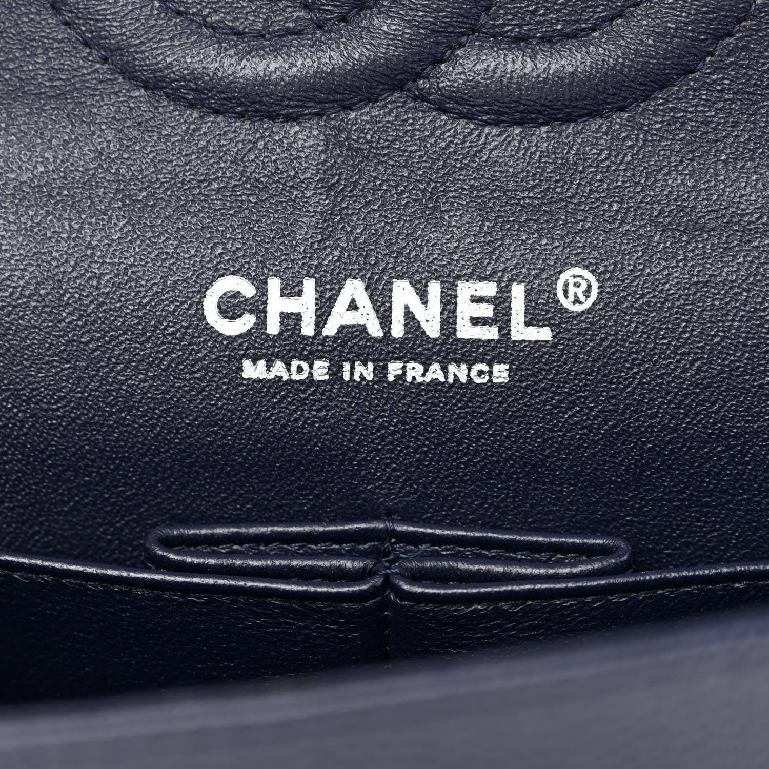 Chanel Caviar Quilted Medium Double Flap Navy 6 of 12