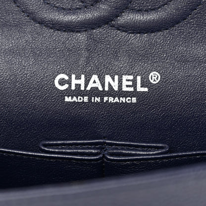 Chanel Caviar Quilted Medium Double Flap Navy 6 of 12