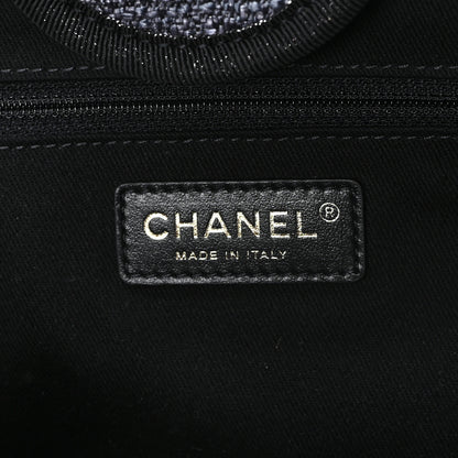 Chanel Lurex Boucle Medium Deauville Tote Black 5 of 11