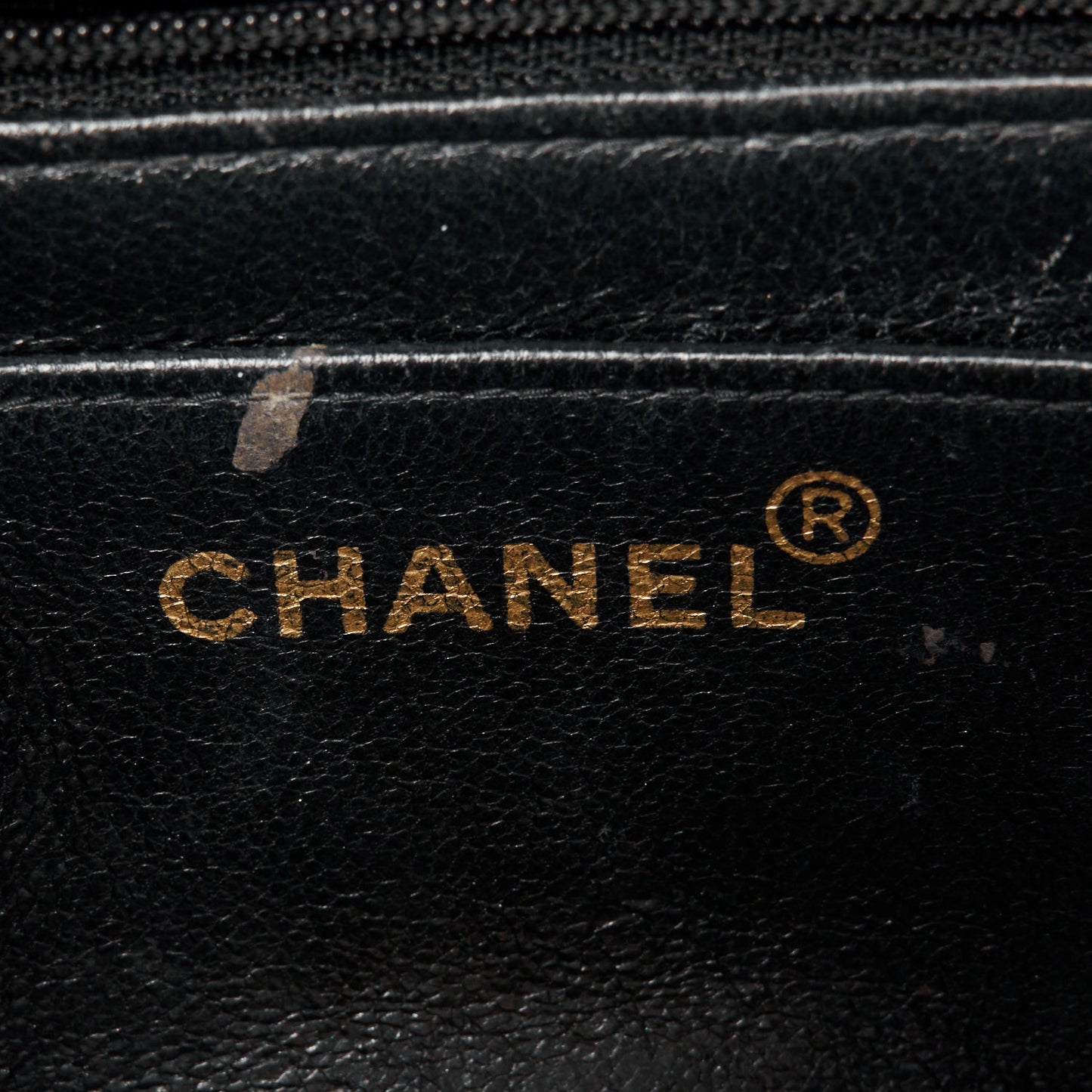 Patent Lambskin Quilted Small Single Flap Black