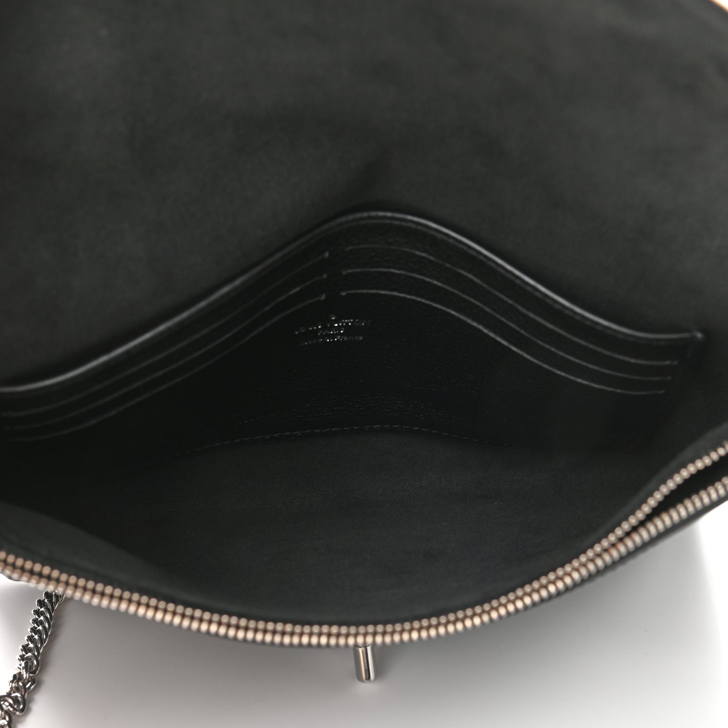 Soft Calfskin My Lockme Pochette Black