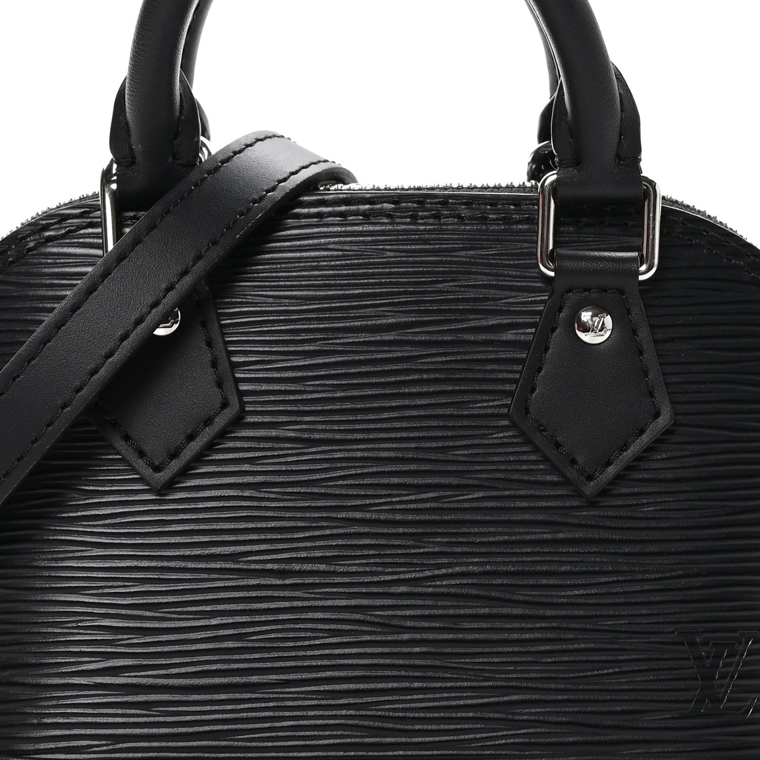 Louis Vuitton Epi Alma Nano Black 7 of 9