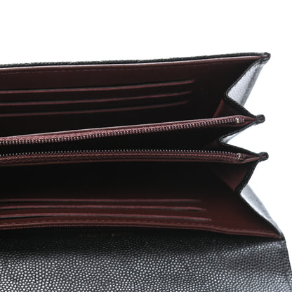 Chanel Caviar Quilted Medium Flap Wallet Black 5 of 9