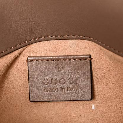 Gucci Calfskin Matelasse Super Mini GG Marmont Shoulder Bag Porcelain Rose 6 of 10