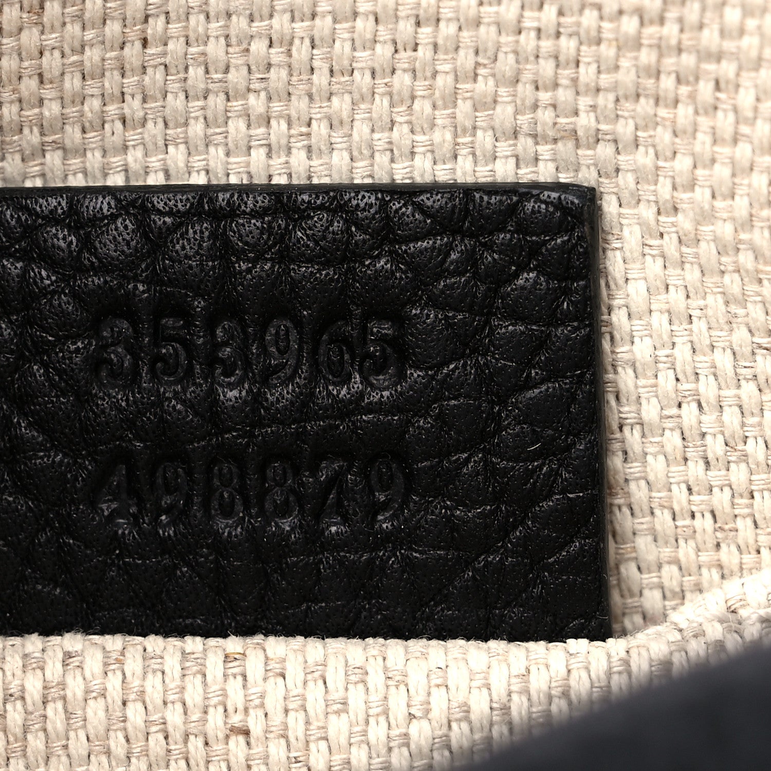 Gucci Pebbled Calfskin Mini Soho Chain Bag Black 7 of 9