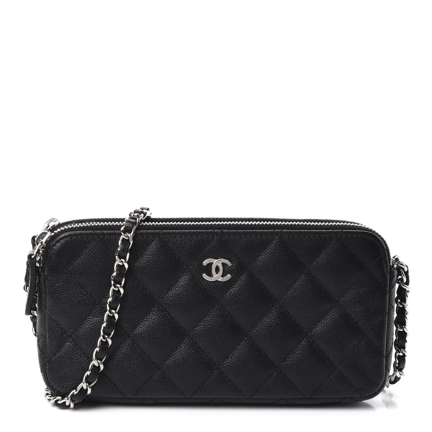 Chanel Caviar Quilted Small Clutch With Chain Black 1 of 12