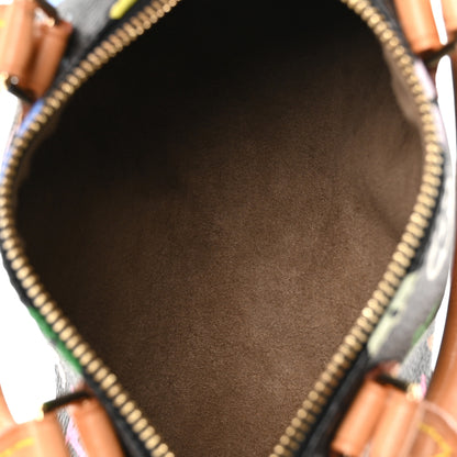 Louis Vuitton Monogram Multicolor Mini Sac HL Speedy Black 5 of 9