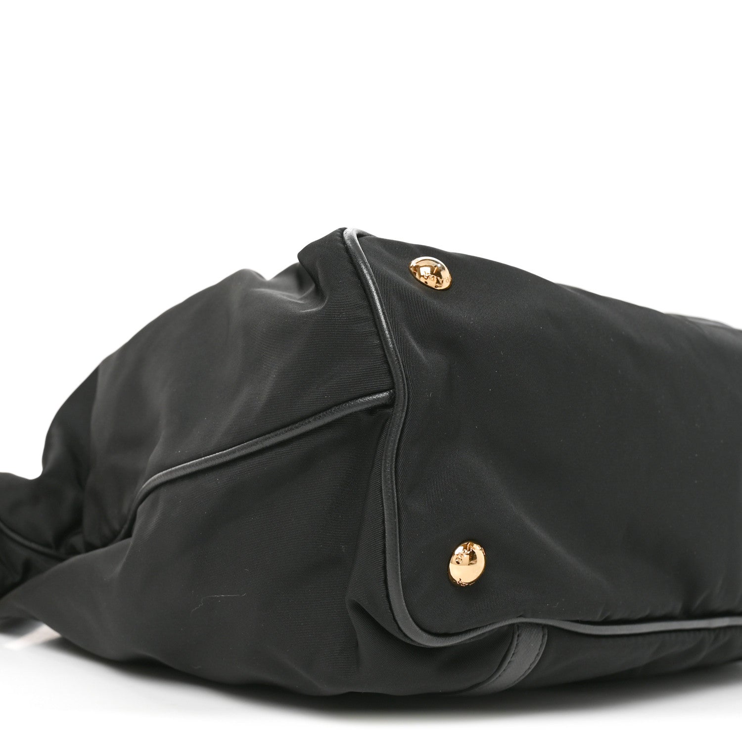 Prada Tessuto Nylon Saffiano Tote Black 8 of 9