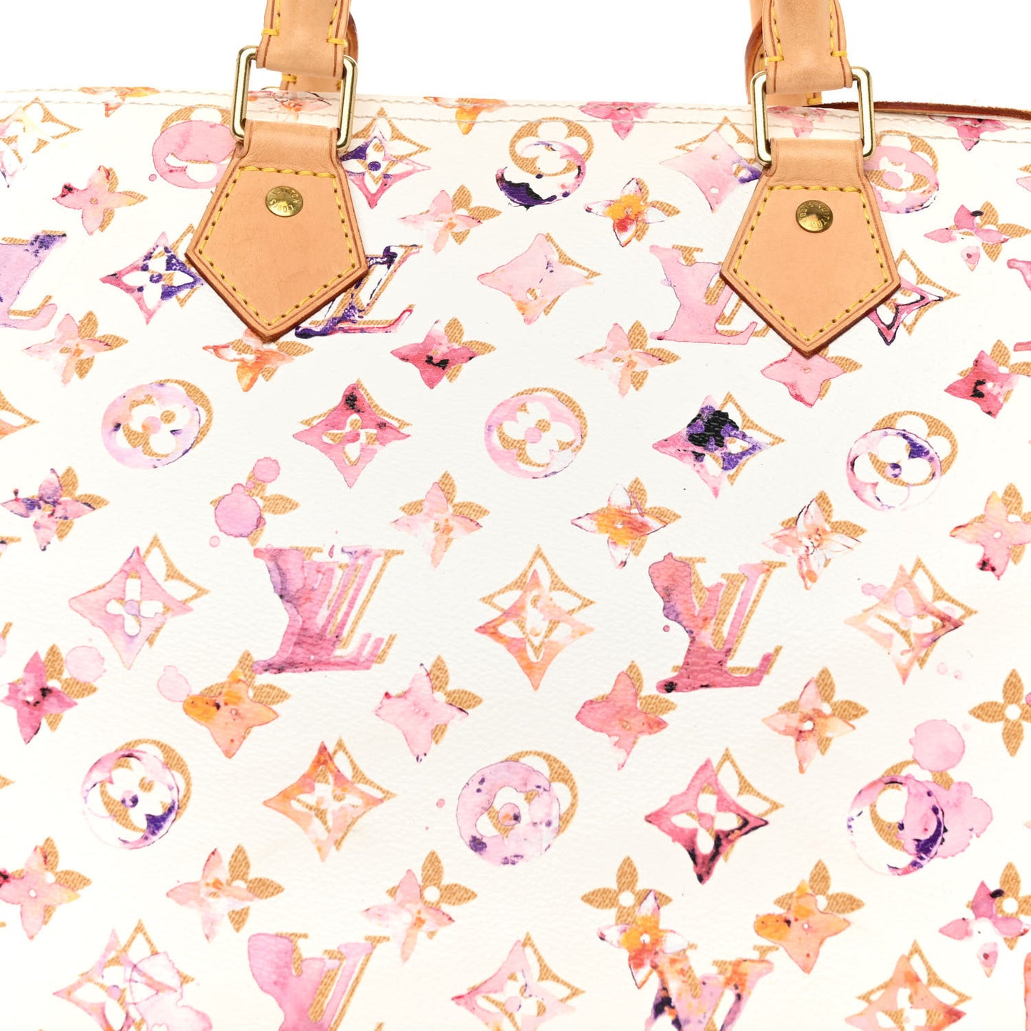 LOUIS VUITTON Watercolor Aquarelle Speedy 30 White