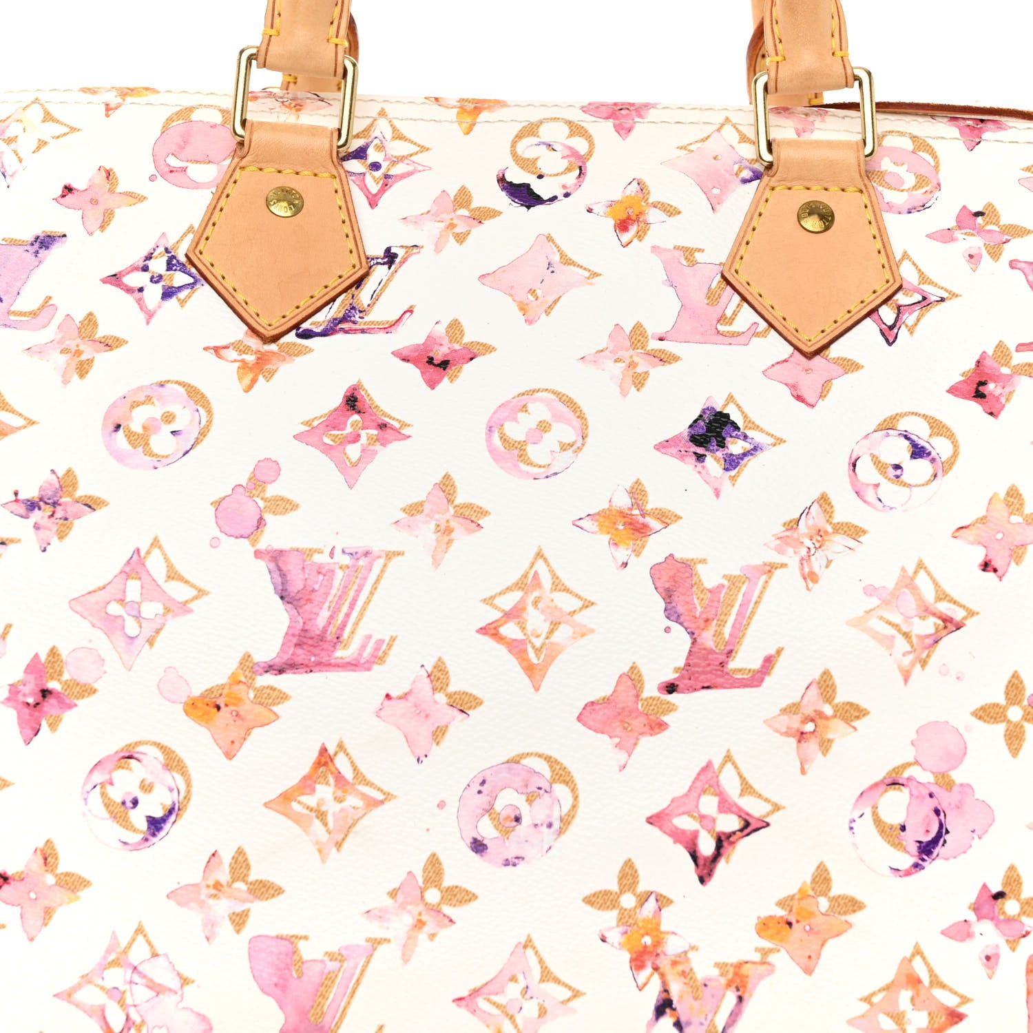 Louis Vuitton LOUIS VUITTON Watercolor Aquarelle Speedy 30 White 7 of 11