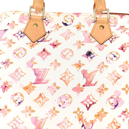 Louis Vuitton LOUIS VUITTON Watercolor Aquarelle Speedy 30 White 7 of 11