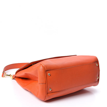 Dolce & Gabbana Dauphine Large Miss Sicily Satchel Orange 3 of 8