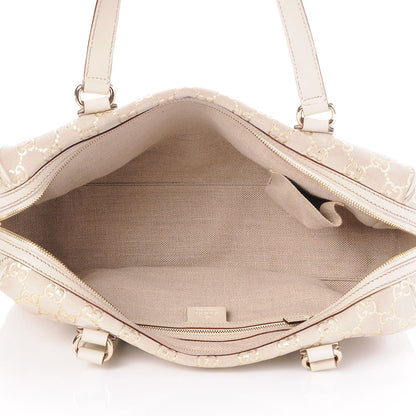 Gucci Guccissima Suede Charmy Boston Off White 5 of 7