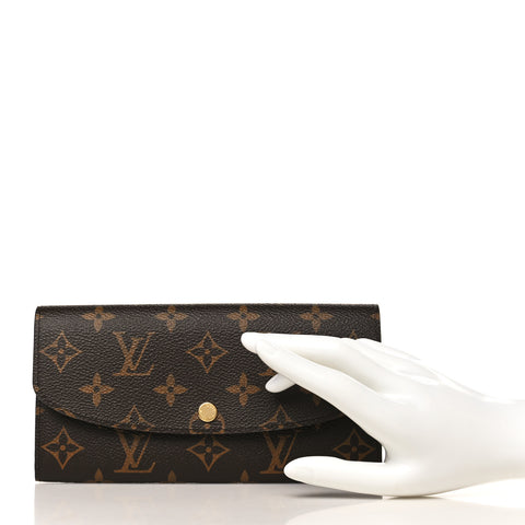 Monogram Emilie Wallet Fuchsia