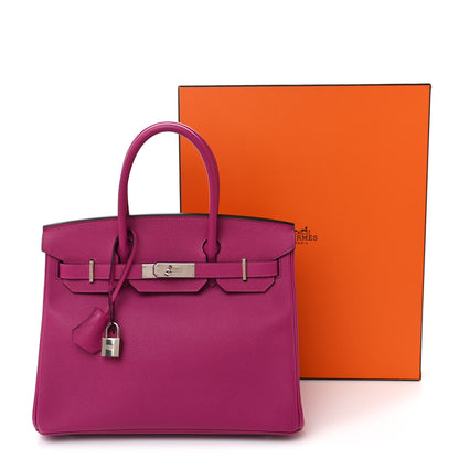 Hermes Epsom Birkin 30 Rose Pourpre 13 of 13