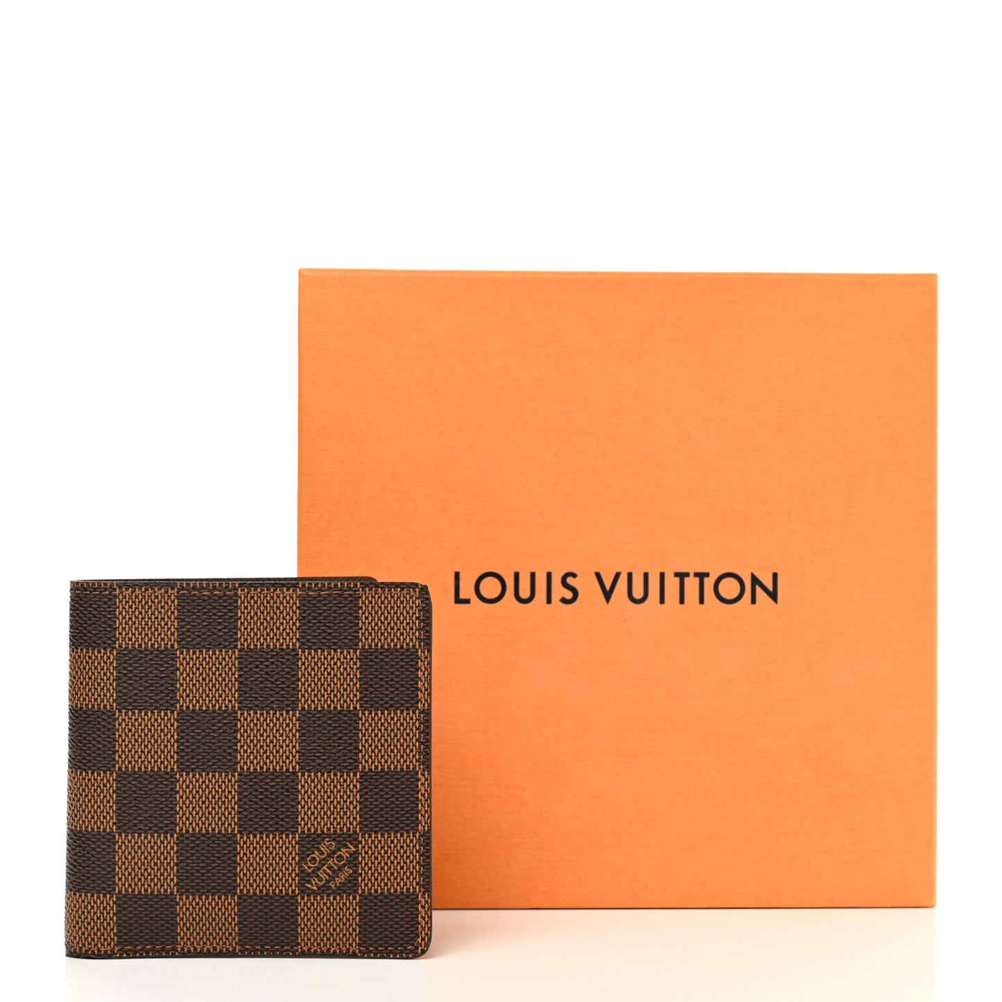 Damier Ebene Porte-Billets 6 Card Bi-Fold Wallet