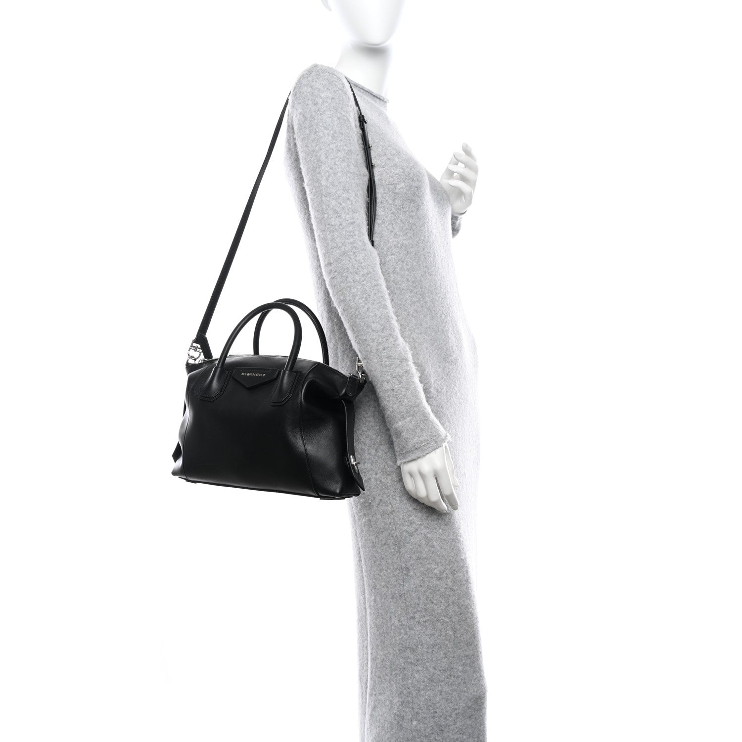 Givenchy Smooth Calfskin Small Soft Antigona Black 2 of 9