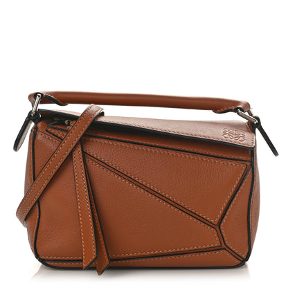 Loewe Calfskin Mini Puzzle Bag Tan 1 of 8