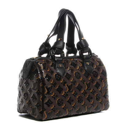 Louis Vuitton Monogram Sequins Eclipse Speedy 28 Black 3 of 8