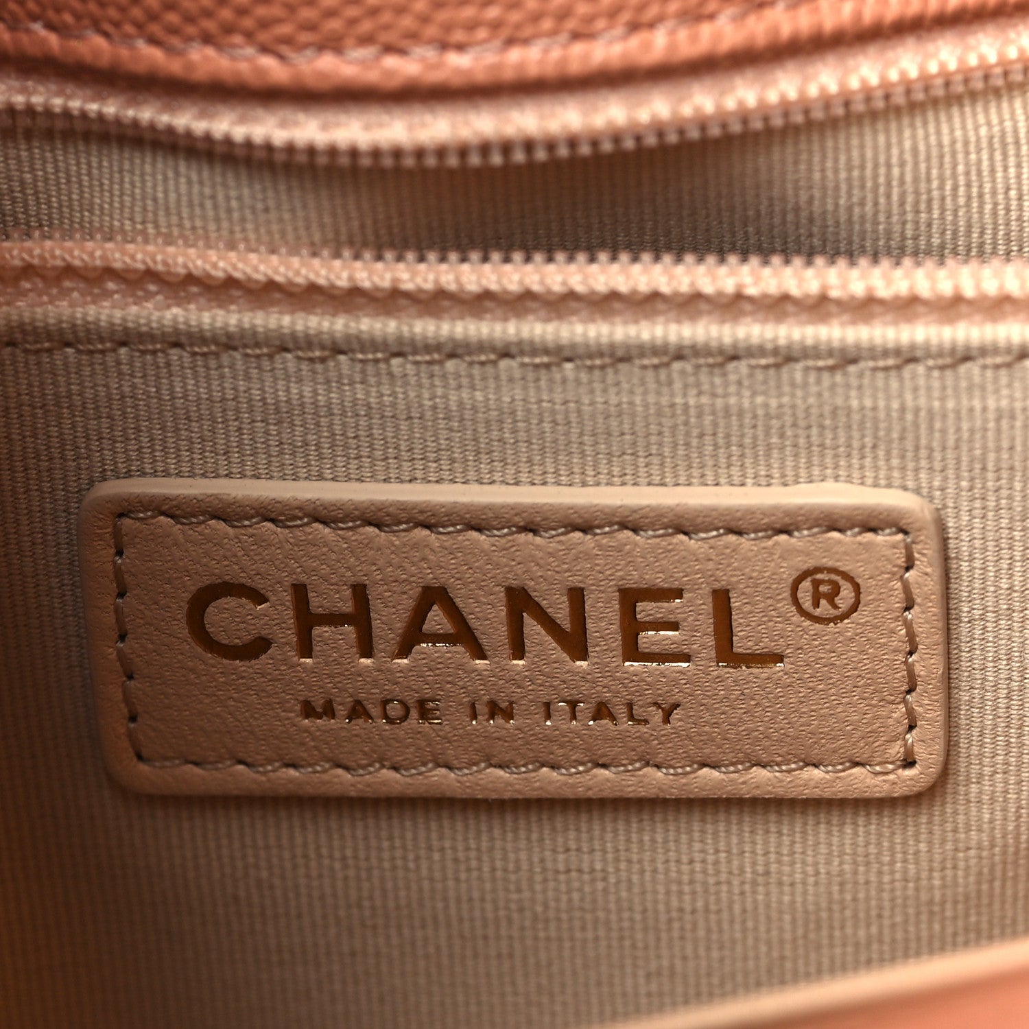 Chanel Caviar Quilted Wavy CC Hobo Beige 6 of 10