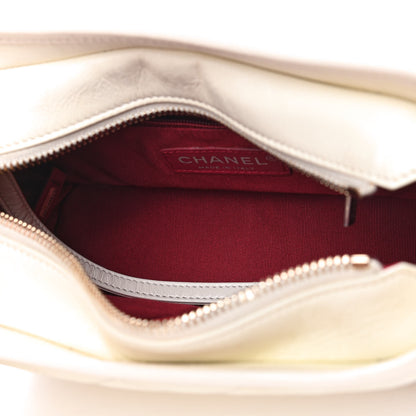 Chanel Aged Calfskin Quilted Small Gabrielle Hobo White 5 of 11