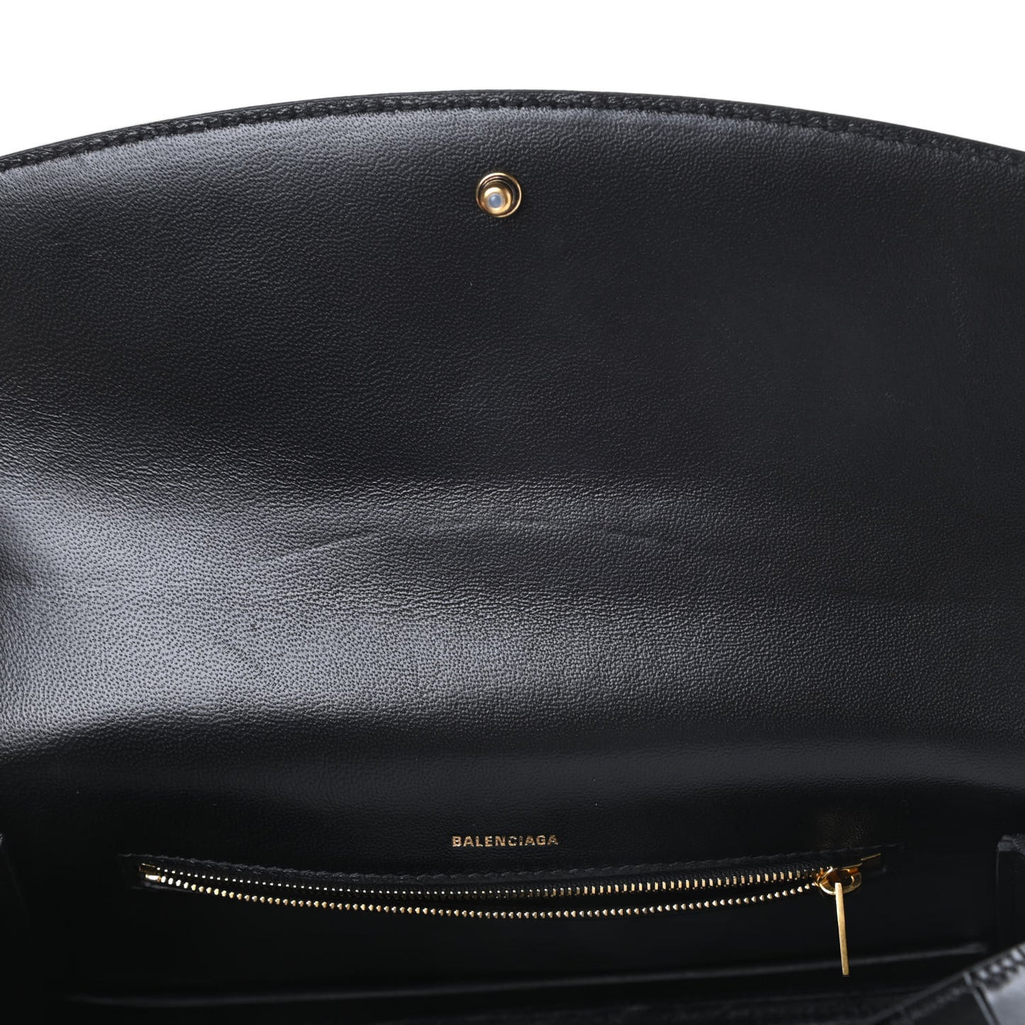 Shiny Calfskin Crocodile Embossed Ghost Sling Bag Black