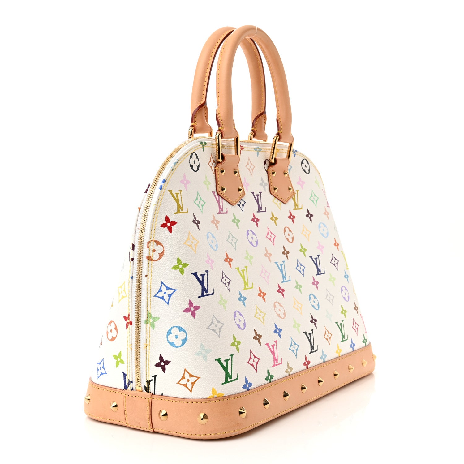 Louis Vuitton Monogram Multicolor Alma GM White 3 of 16