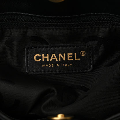 Chanel Calfskin Contrast Stitch Surpique Tote Black 6 of 11