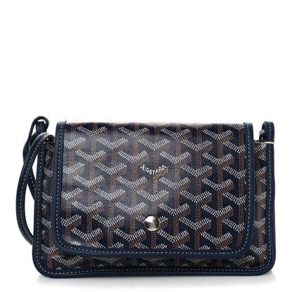 Goyard Goyardine Plumet Wallet Clutch Navy Navy 1 of 12