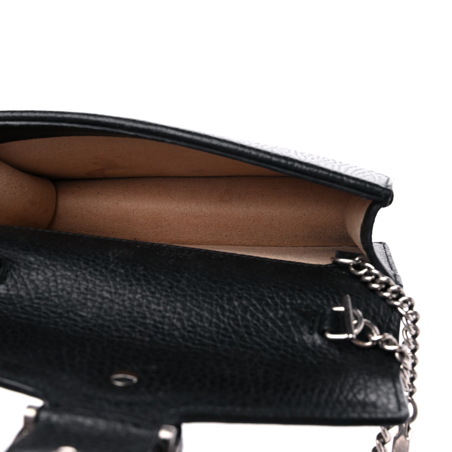 Gucci Calfskin Super Mini Dionysus Shoulder Bag Black 5 of 11