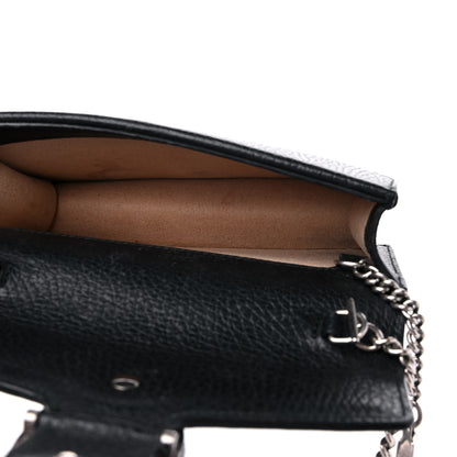 Gucci Calfskin Super Mini Dionysus Shoulder Bag Black 5 of 11