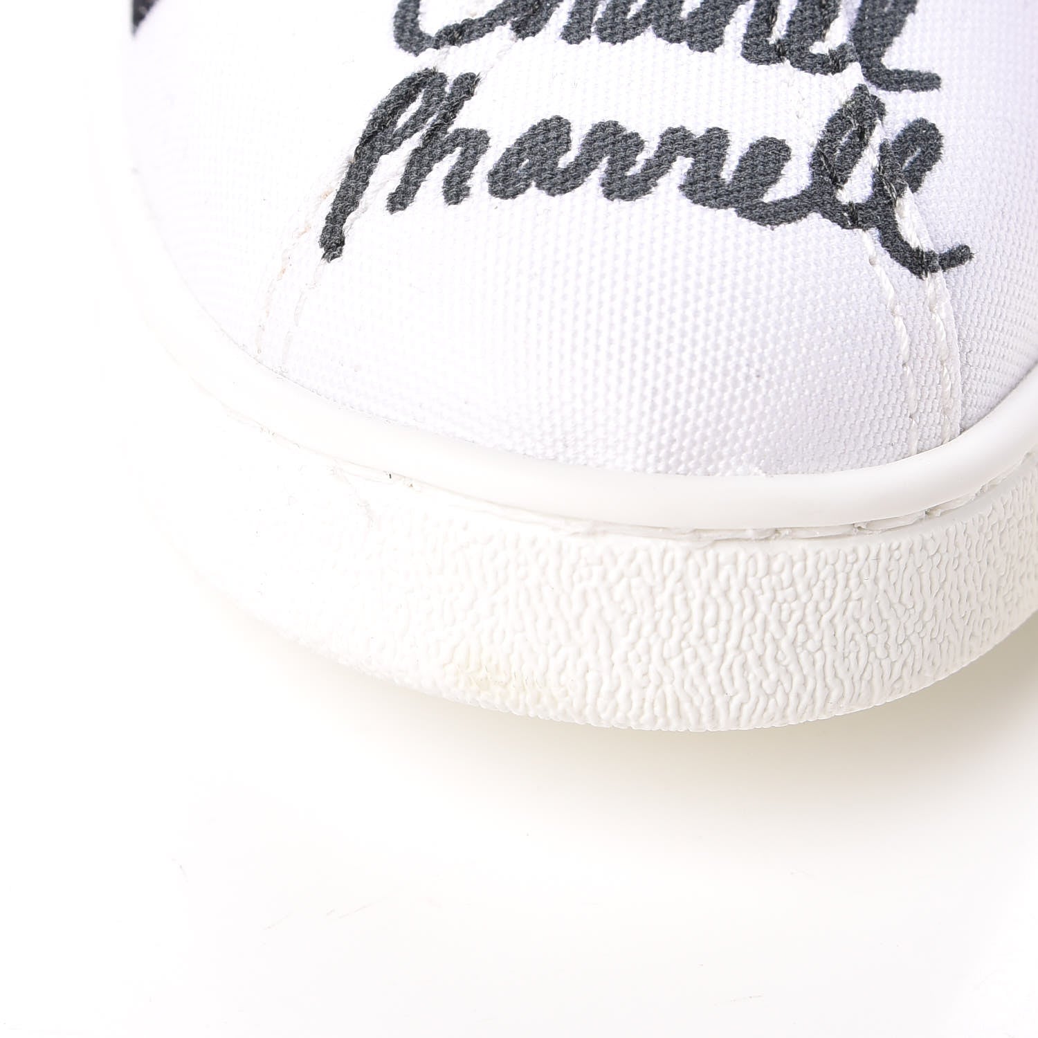 Chanel x Pharrell Williams Mens Canvas Sneakers 43 White 10 of 11
