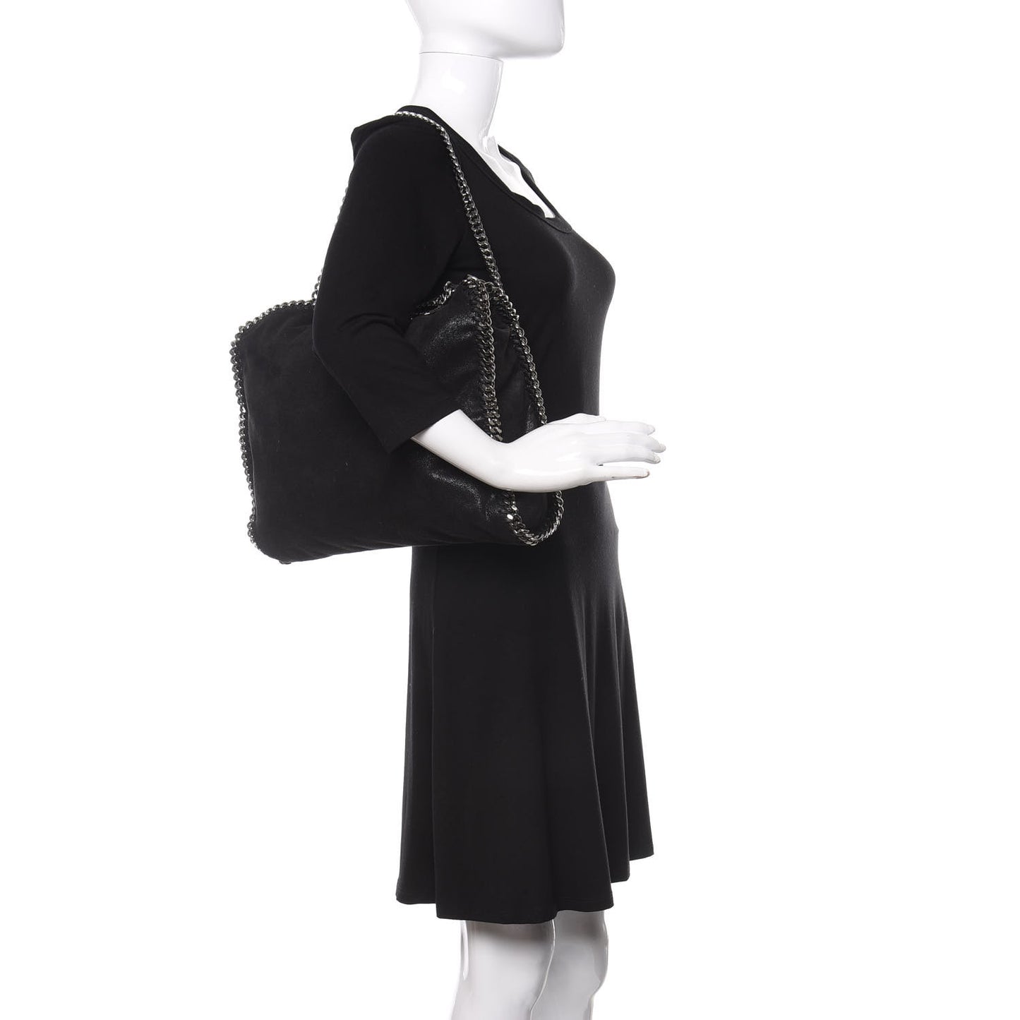 Shaggy Deer Big Falabella Tote Black
