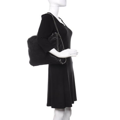 Stella McCartney Shaggy Deer Big Falabella Tote Black 2 of 10